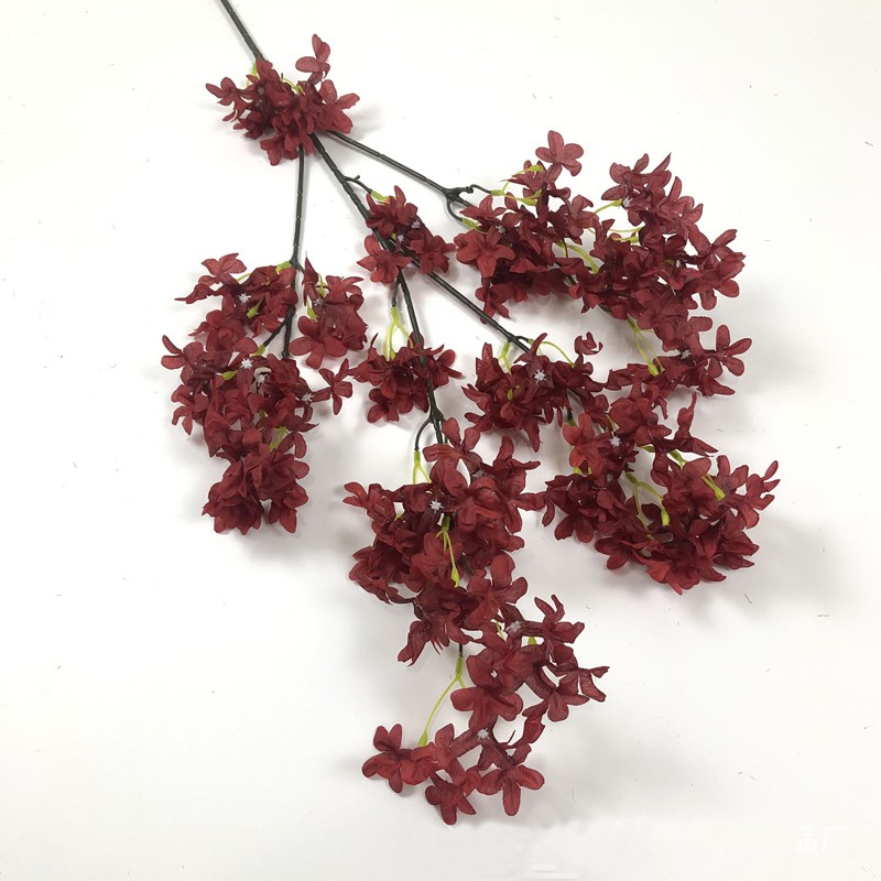 Fake lilac burgundy